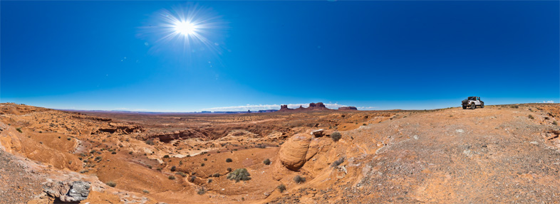 360° x 180° East of Monument Valley